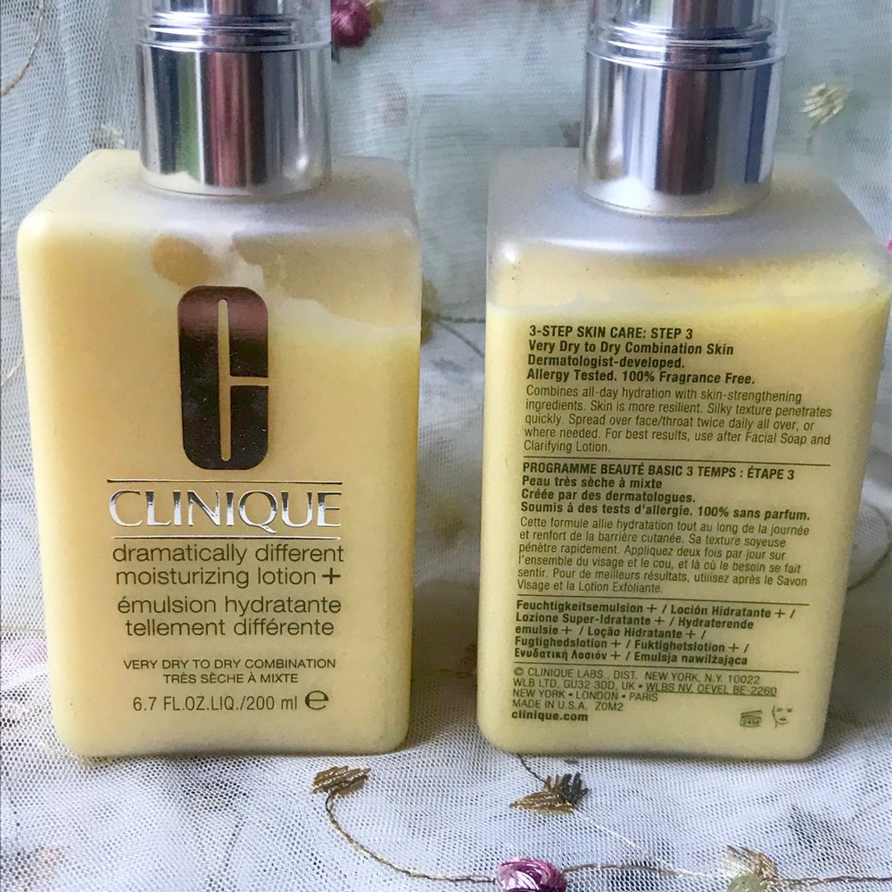 Clinique Dramatically Different Lotion VERY DRY- DRY COMBINATION SKIN